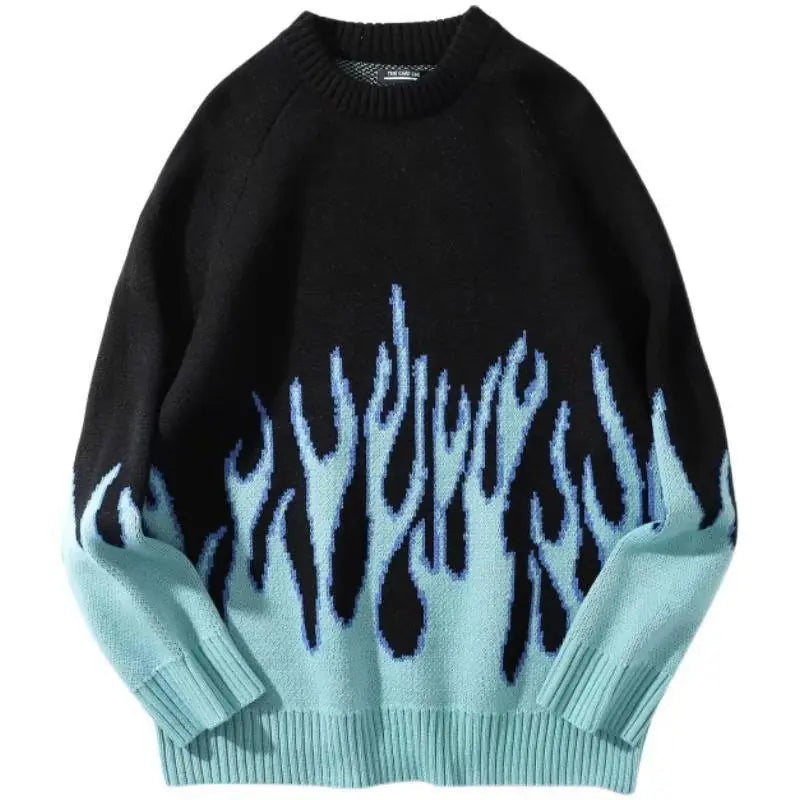 'FLAME' Oversized Knitted Sweater