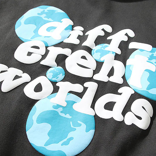 'DIFFERENT WORLDS' Oversized Hoodie